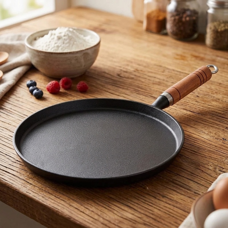 Cast Iron Corn - 20/23/26cm Cast Iron Frying Pan Uncoated