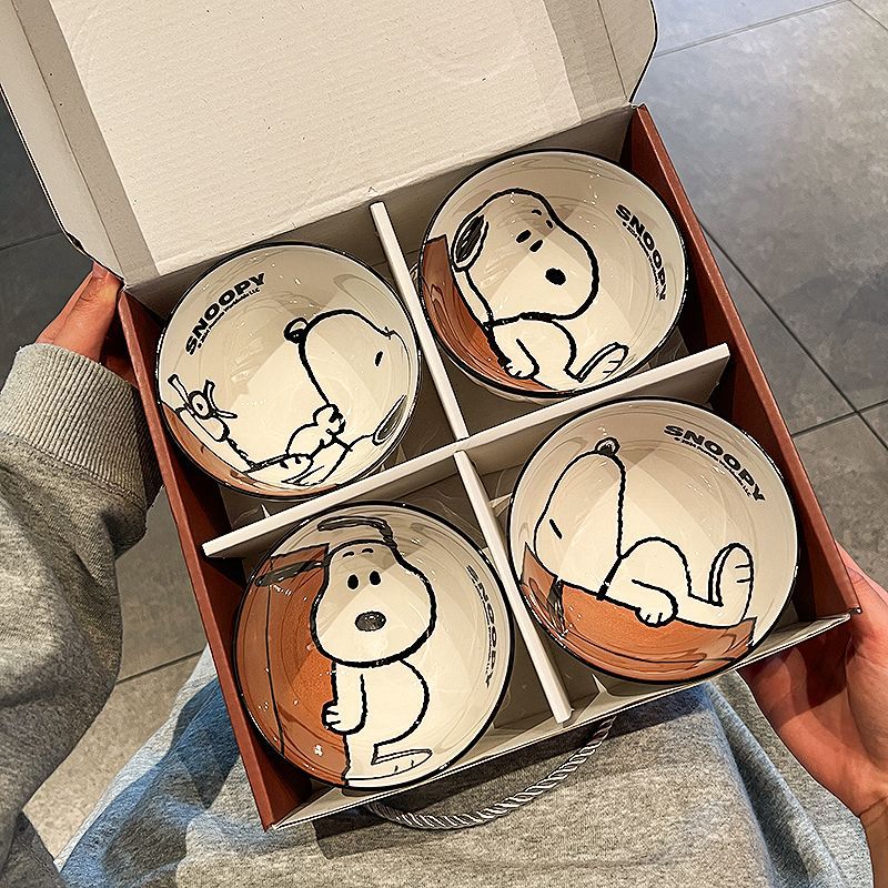 Snoopy Ceramic Bowl Set 2025 N - Dim Sum Basket review and price