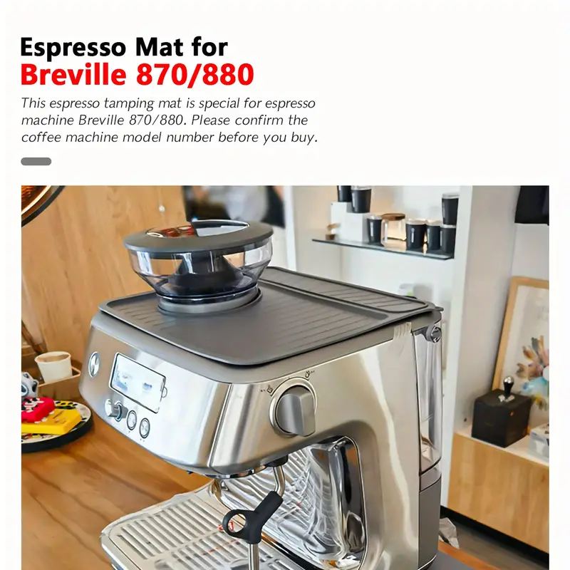 Silicone Coffee Mat for Brevil - Breville Espresso Bes870 review and price