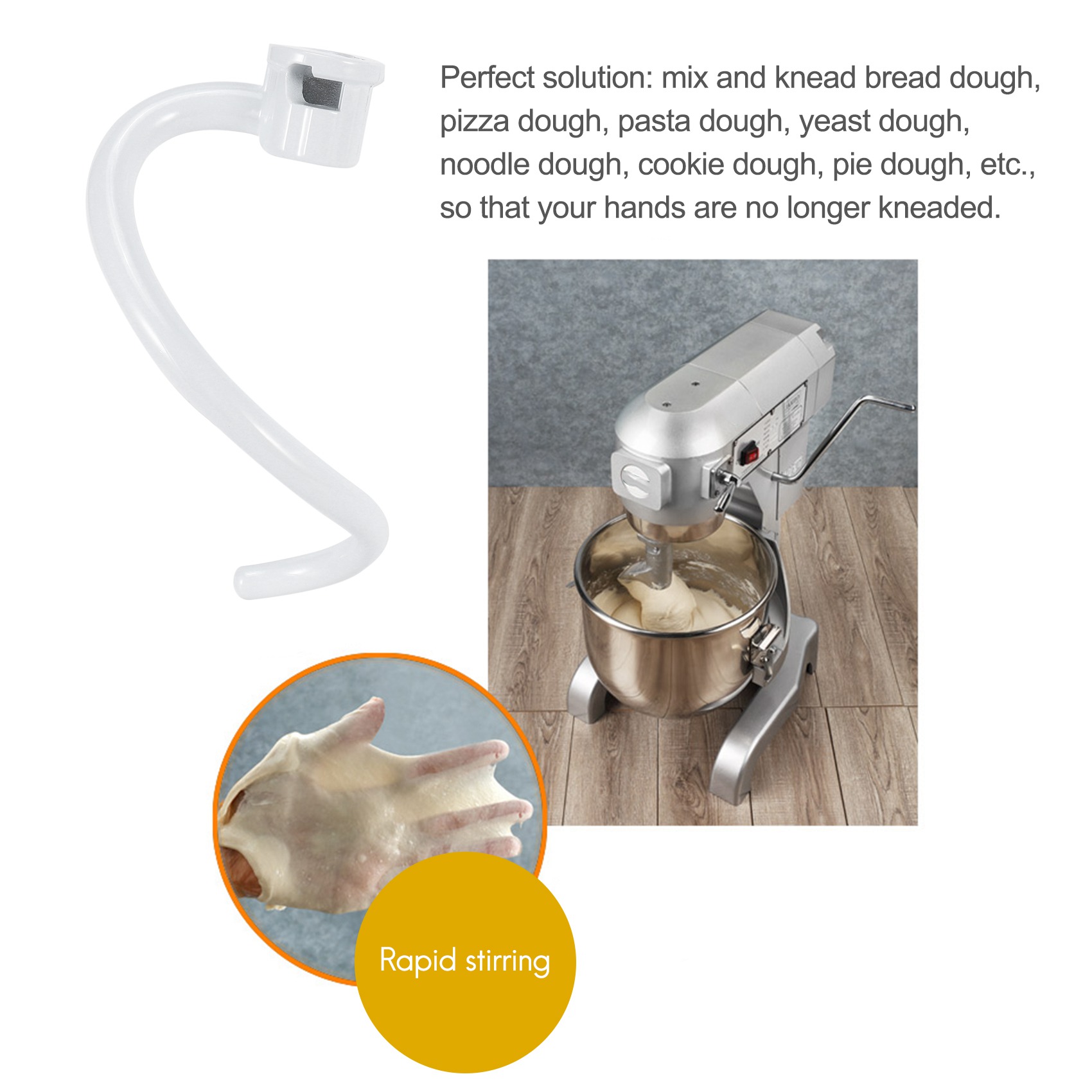 Ideal# Spiral Dough Hook Repla - Kitchenaid Mixer Pro 600 review and price
