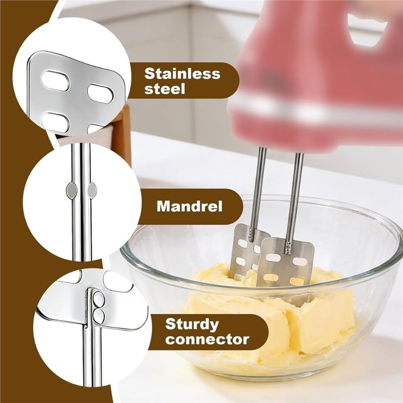 A83G-2Pcs Hand Mixer Butter Ch - Kitchenaid Mixer Hand Mixer review and price
