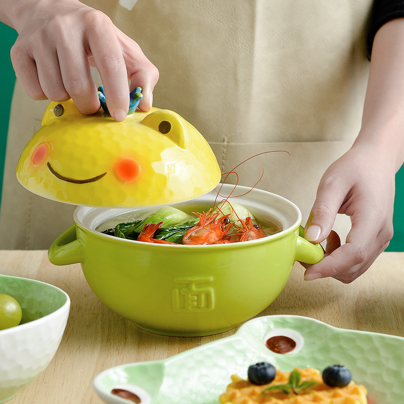 Japanese Kids Cartoon Ceramic  - Dim Sum Basket review and price