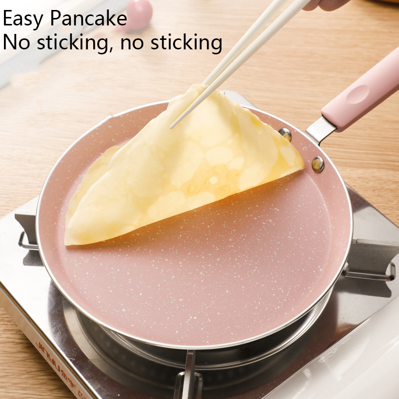 1 Non Stick Pink Frying Pan Fo - Egg Waffle Pan review and price