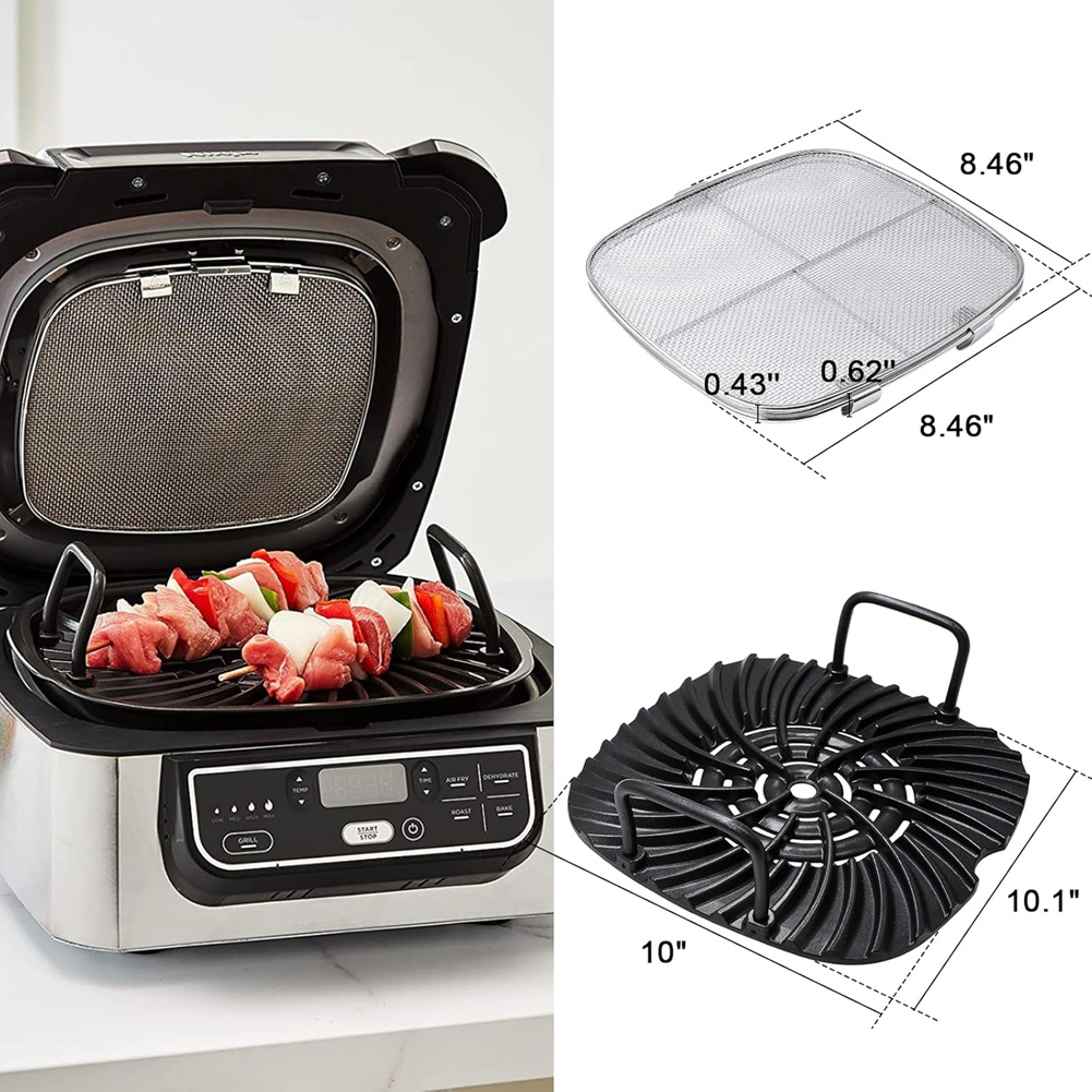 M02K-Stainless Steel Splatter  - Ninja Air Fryer Af300 review and price