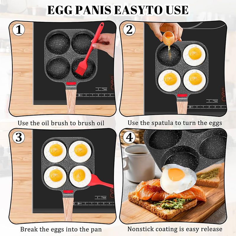 Deepened Egg Frying Pan with L - Egg Waffle Pan review and price