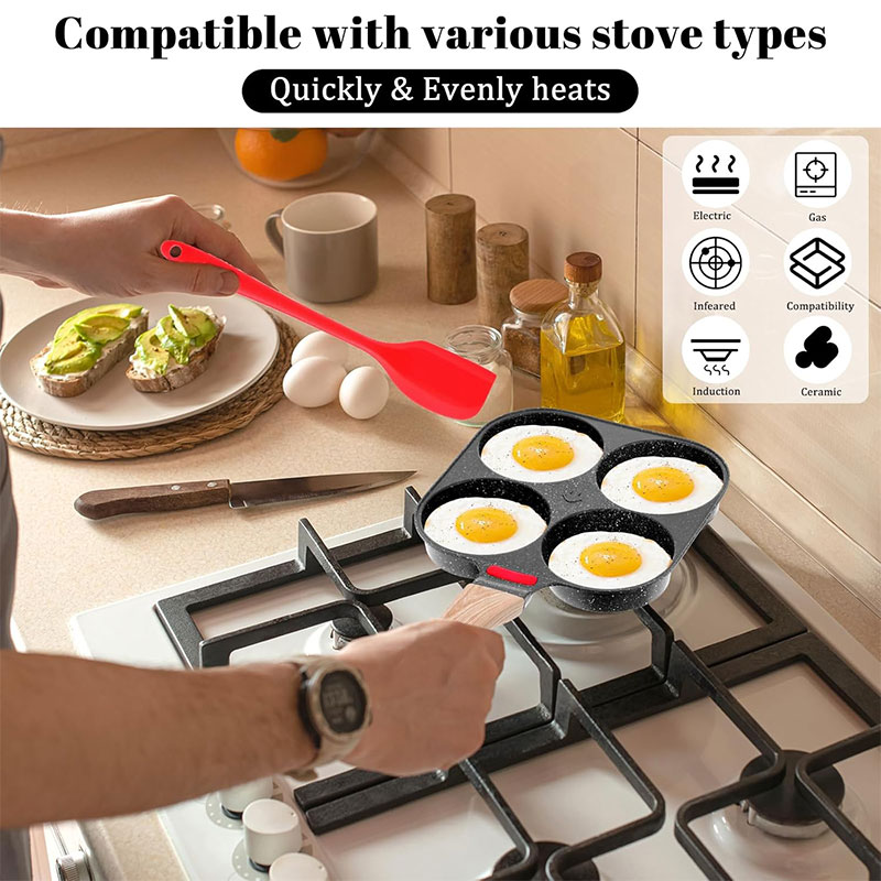 Deepened Egg Frying Pan with L - Egg Waffle Pan review and price