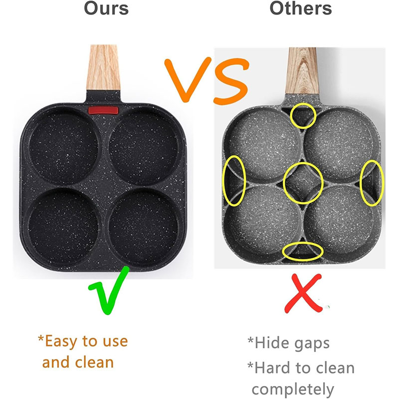 Deepened Egg Frying Pan with L - Egg Waffle Pan review and price