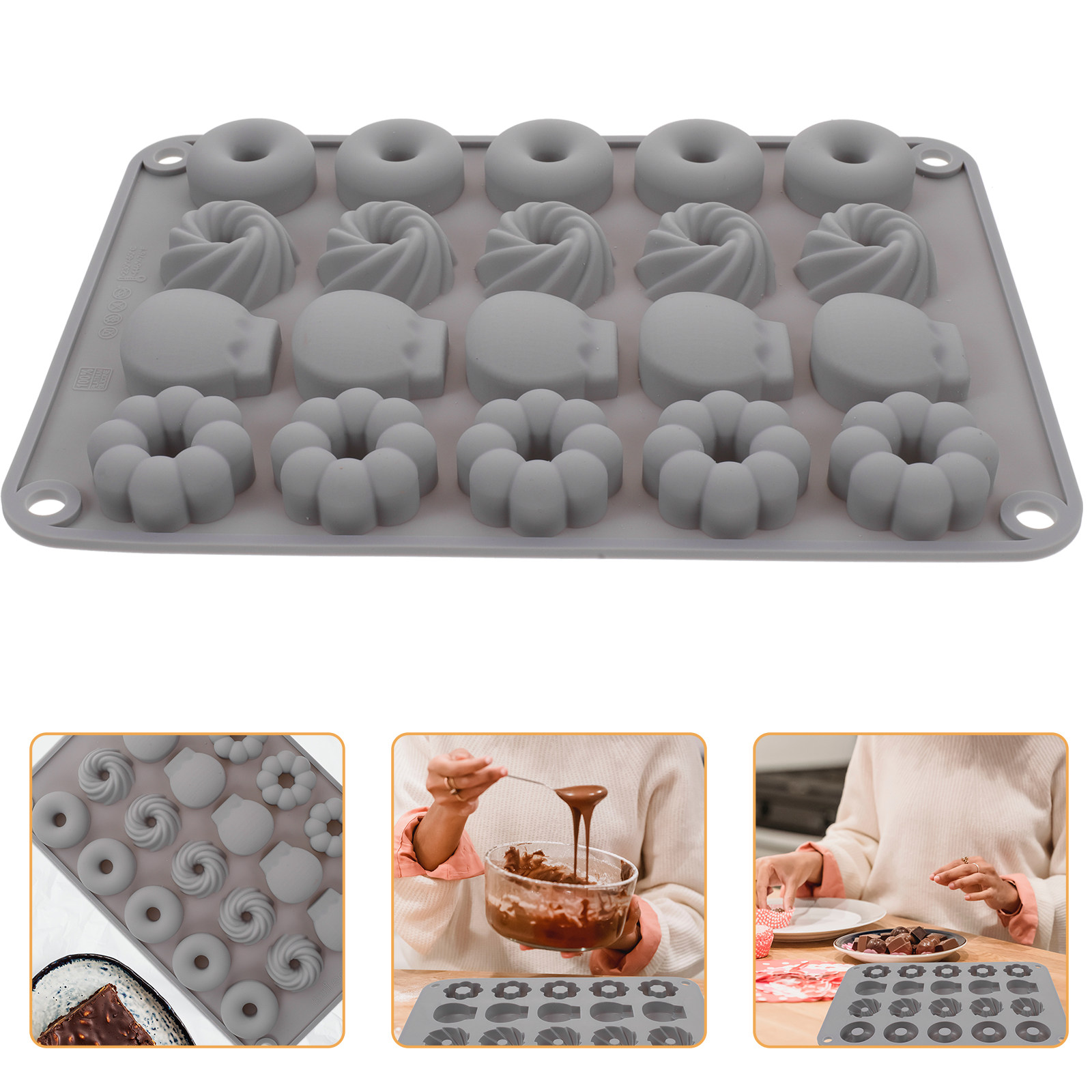 Chocolate Donut Mold Silicone  - Donut Mold Silicone review and price