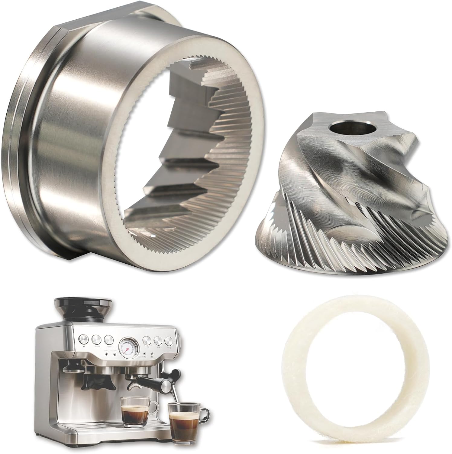 Conical Grinder Burr Set Repla - Breville Espresso Bes870 review and price